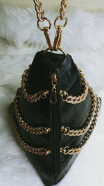 CEC Signature Handbags™ Gator Black and Gold (Pre-Order)